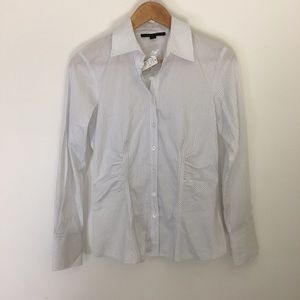 Antonio Melani Pinstripe Button Down Blouse